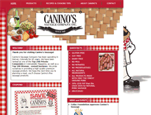 Tablet Screenshot of caninosausage.com